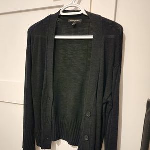Black cardigan